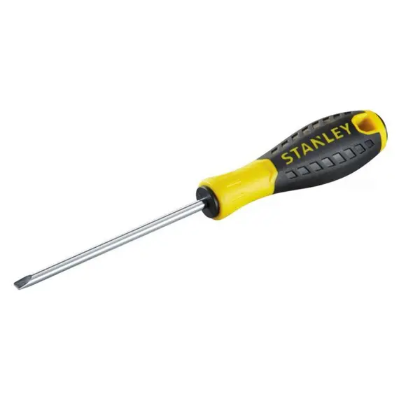 Отвертка плоская STANLEY "Essential" : шлиц SL4 х 100 мм