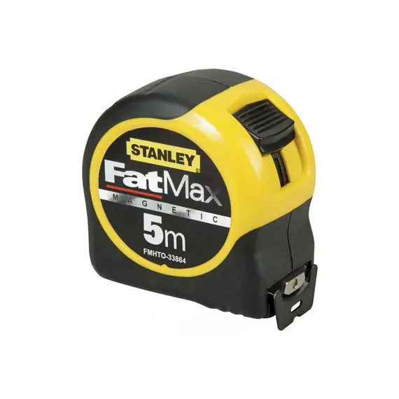 Рулетка STANLEY "FatMax" : L= 5 м x 32 мм. пластиковий ергоном. корпус магнітний наконечник