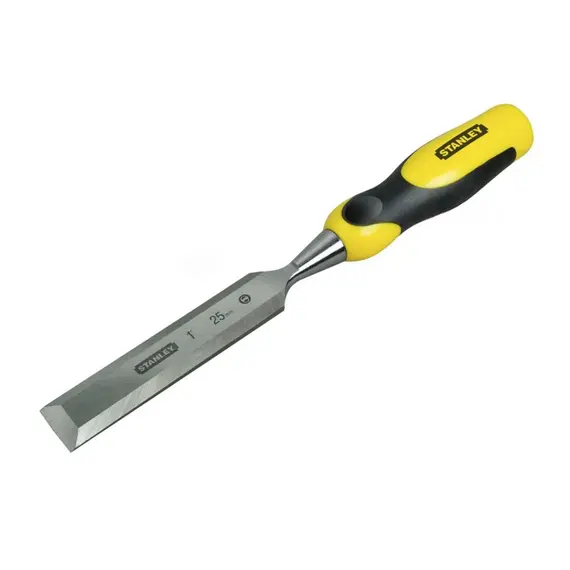 Стамеска STANLEY "DynaGrip" : L= 143 мм жало W= 25 мм.