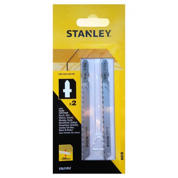 Набор полотен для электролобзика STANLEY 2шт хвост Т