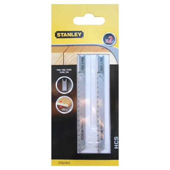 Набор полотен для электролобзика STANLEY 2шт хвост U
