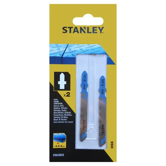 Набор полотен для электролобзика STANLEY 2шт хвост Т