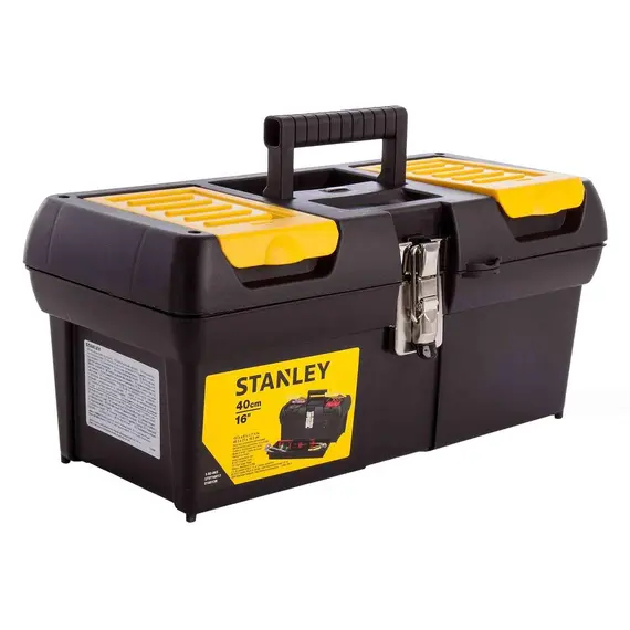 Ящик для инструмента STANLEY series 2000 : 2 органайзера лоток металлические замки М= 410х200х185 мм.