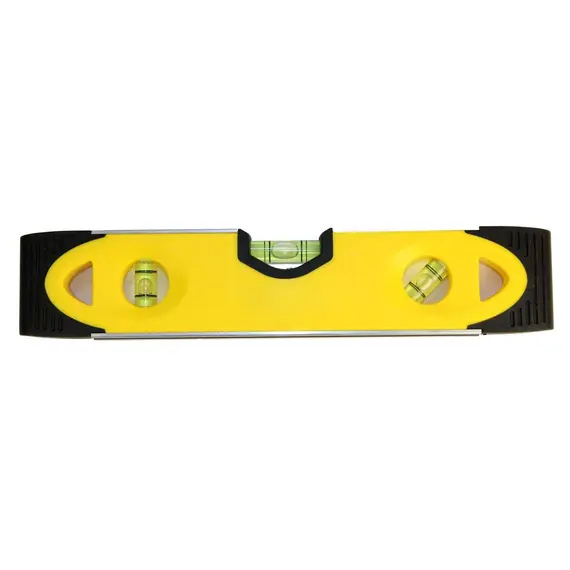 Рівень STANLEY "Torpedo Shockproof" : L= 23 см. 3 капсули