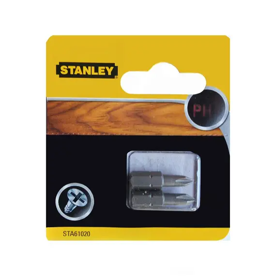 Насадка отверточная STANLEY : PH1 x 25 мм. Уп. 2 шт.