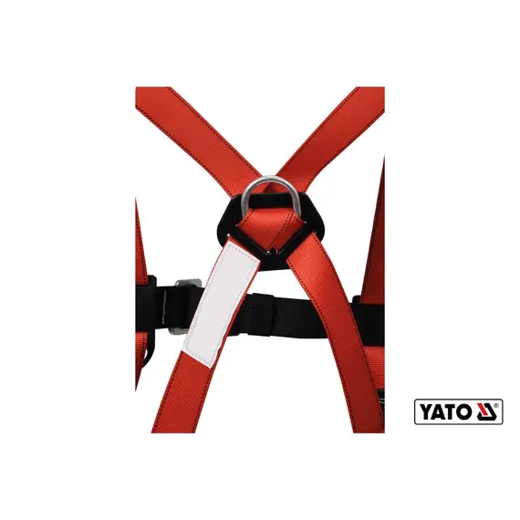 Шлейки безопасности с лямками корпуса тела и амортизатор YATO для высотных работ полиэстеровые
