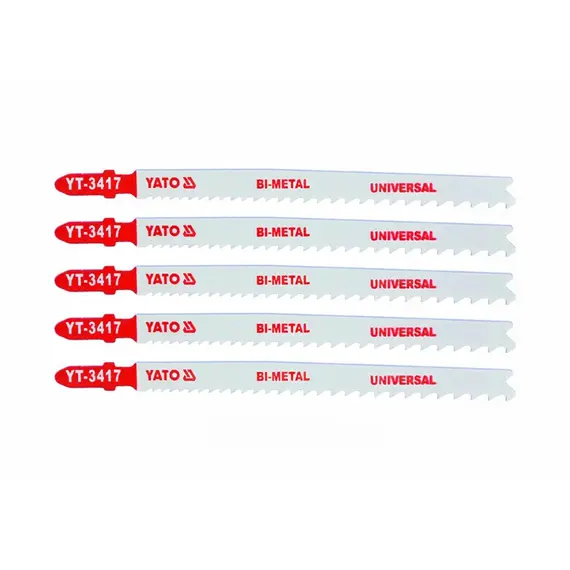 Полотно для электролобзика(металл) YATO : 10-5TPI L= 130 мм Уп. 5 Шт.