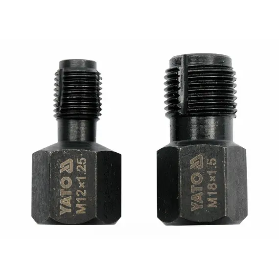 Метчики для ремонта резьбы лямбда-зонда YATO M12x1.25 и M18x1.5 с 6-гран. приводом 2 шт.