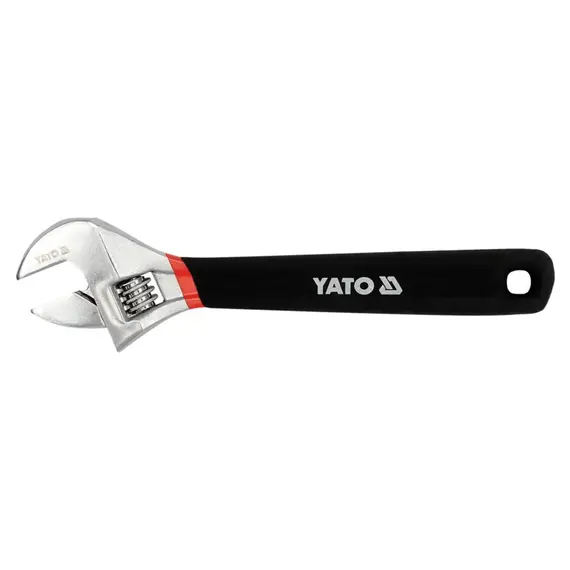 Ключ разводной YATO : L= 200 мм резиновая ручка