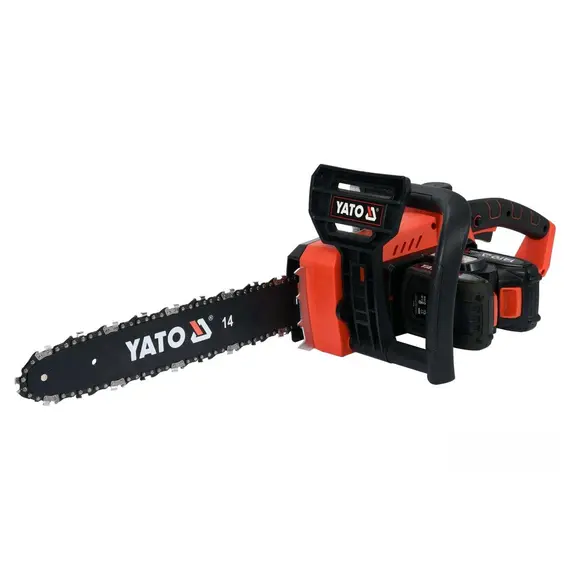 Пила цепная аккумуляторная YATO : 36 В (2 x Li-Ion 18 В) 2 АГод шина- 14"/35 см