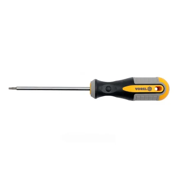 Отвертка звездная VOREL : TORX-Security Т27 х 100 мм. CrV