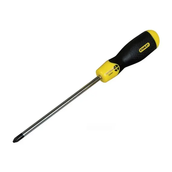 Отвертка крестовая STANLEY "Cushion Grip" : "Pozidriv" PZ3 x 150 мм