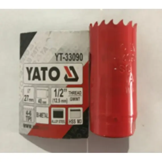 Пила кільцева BI-METAL YATO: HSS M-3 Ø= 27 мм