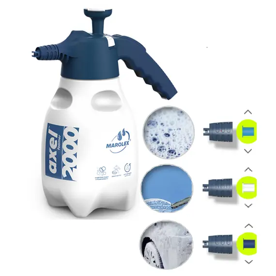 Пеногенератор ручной MAROLEX Axel Acid 2000 : 2 л 0.4MPa VITON. 3 режима пены
