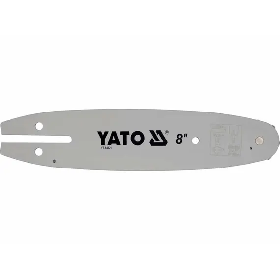 Шина для пили YATO l= 8"/ 20 см (33 ланки)3/8" (9.52 мм)Т-0.322" (8.2 мм)для ланцюгів YT-849479