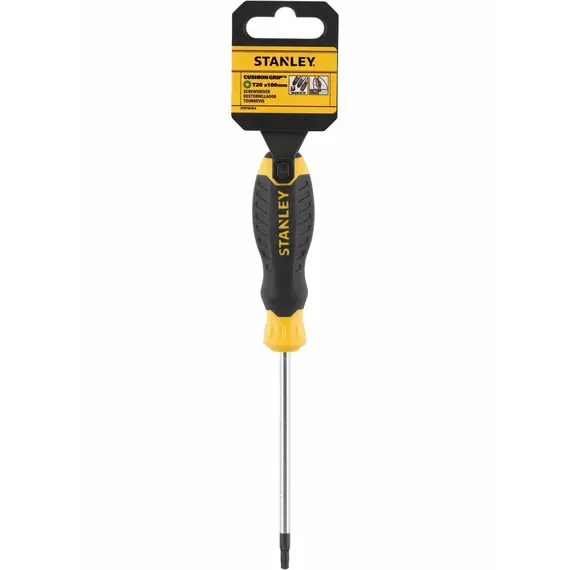 Отвертка звездная STANLEY "CushionGrip" S/D "TORX" Т20 x 100 мм