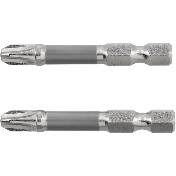 Насадка отверточная YATO PH3 х 50мм. HEX 1/4" покрытая никелем 2шт.