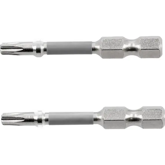 Насадка отверточная YATO TORX T20 х 50 мм. HEX 1/4" покрытая никелем 2 шт.