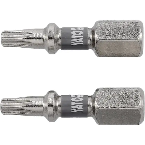 Насадка отверточная YATO TORX T15 х 25 мм. HEX 1/4" покрытая никелем 2 шт.