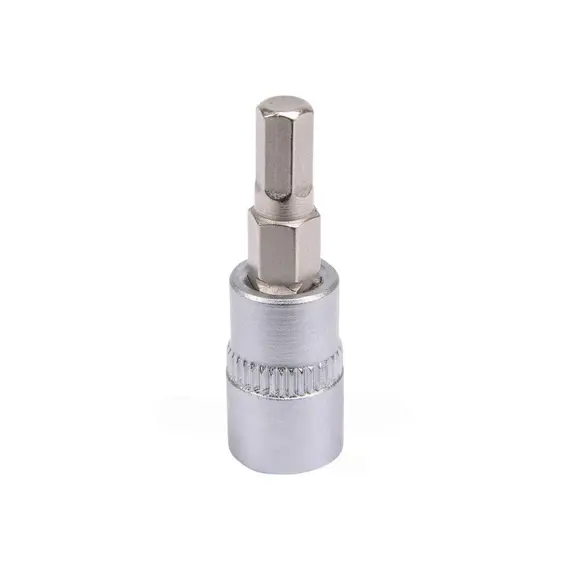 Головка торцевая YATO квадрат 1/4". HEX M5 L= 37 мм