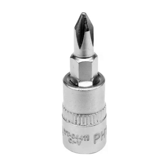 Головка торцевая YATO кадрат 1/4 "Philips" PH1 L= 37 мм