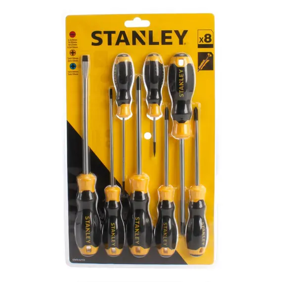 Набор отверток STANLEY ESSENTIAL 8 шт.