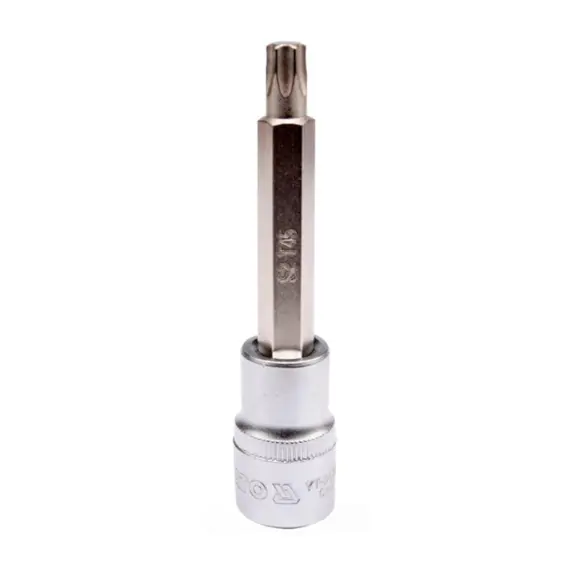 Головка торцевая YATO квадрат 1/2 "TORX" удлиненная Т45 L= 100 мм