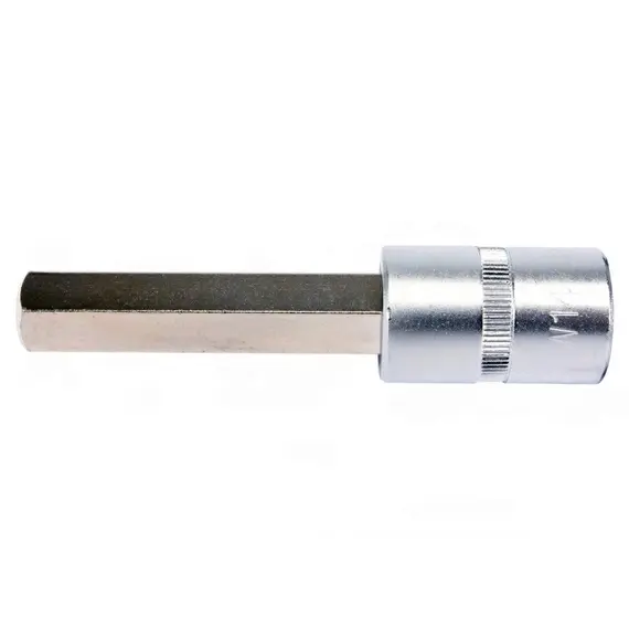 Головка торцевая YATO квадрат 1/2 HEX M14 L= 100 мм. удлиненная