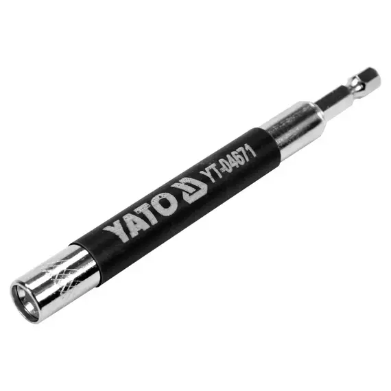 Тримач насадок викруткових YATO : HEX - 1/4" L= 120 мм. магнітний