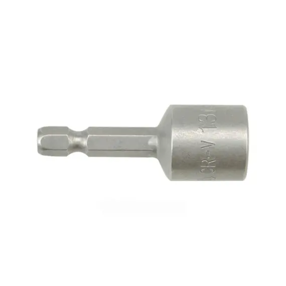 Насадка торцевая магнитная 6-гранная YATO : HEX М13 x 48 мм. HEX Ø= 1/4"