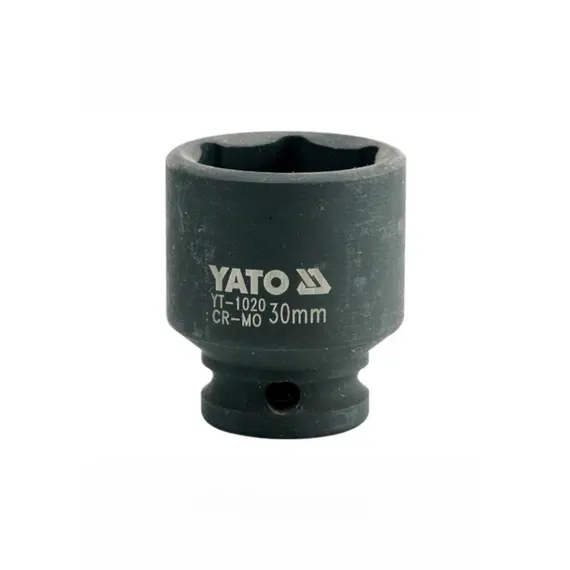 Головка торцевая ударная 6-гранная YATO : квадрат 1/2" М= 30 мм L= 48 мм