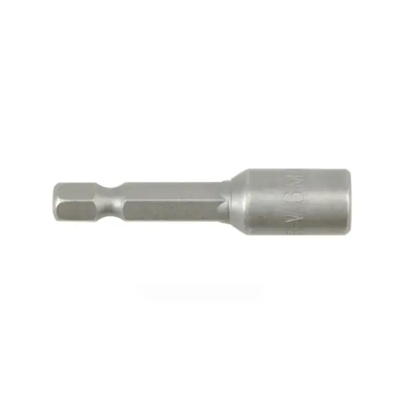Насадка торцевая магнитная 6-гранная YATO : HEX М6 x 48 мм. HEX Ø= 1/4"