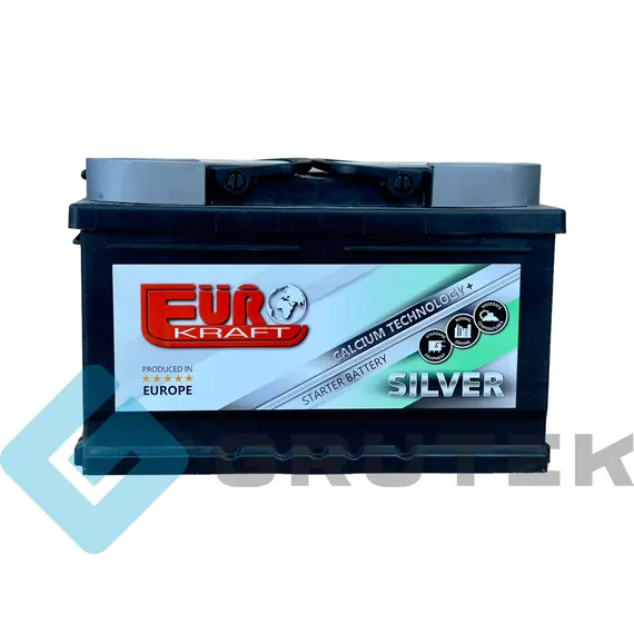 Автомобільний акумулятор 77Ah EUROKRAFT SILVER (-/+) EN760, фотография 2