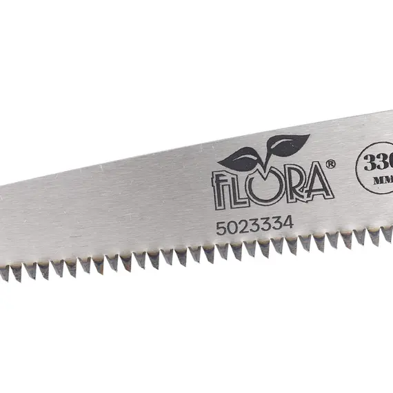 Пила садовая прямая 330мм 7TPI с чехлом FLORA (5023334), фотография 4