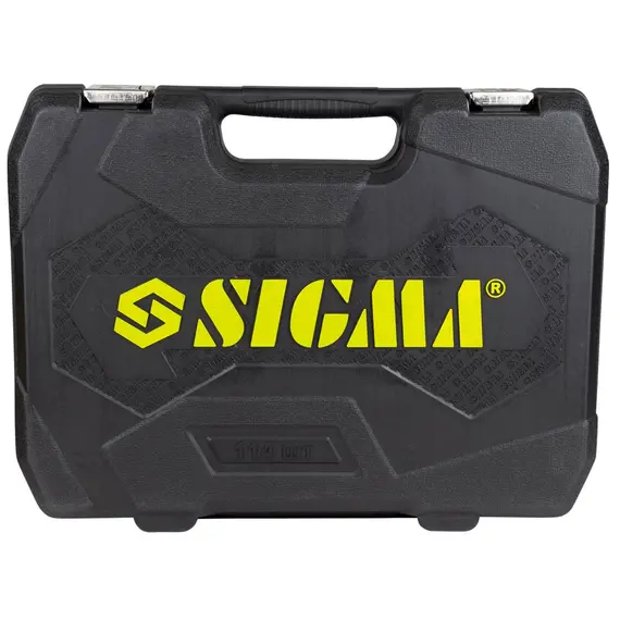 Набір насадок торцевих і біти 1/4" 1/2" 114шт CrV SIGMA (6003781), фотография 5