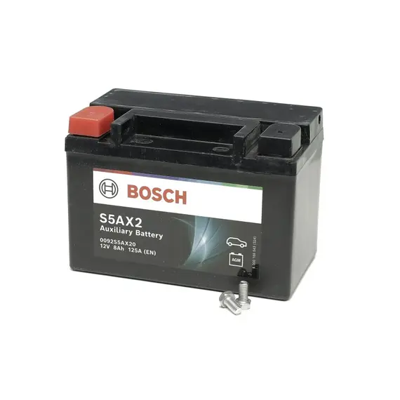 Акумулятор 8Ah-12v BOSCH AGM AUXILIARY (S5AX2) (150x87x105),L,EN125