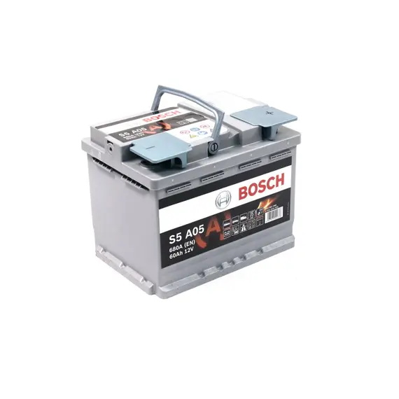Акумулятор 60Ah-12v BOSCH AGM (S5A05) (242х175х190), R, EN680
