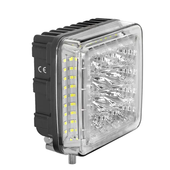 Фара LED прямокутна 27W 16+36 ламп 107*109мм комбінований промінь 12/24В (вир-во Юбана) 453701084