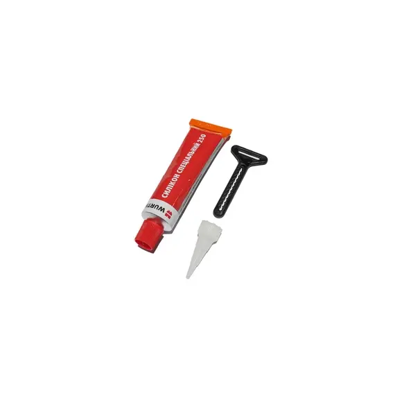 Герметик силікон 70 гр. (чорний) (-50...+300) (тюбик) SILICONE SPECIAL 250 (Wurth)