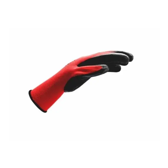 Перчатки защитные RED LATEX GRIP, полиэстер, покрытие латекс, пара, р.10, RED LINE (Wurth), RED LINE (Wurth)