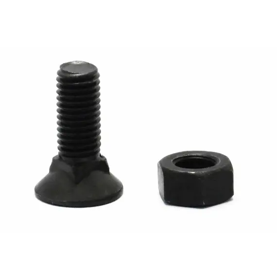Болт с гайкой потай (лемех/долото) (3015785 Lemken) M12x33-12.9-MU-10 Zn