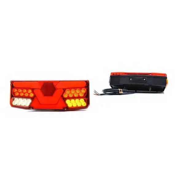 Ліхтар задній причепа 6-ти секційний правий LED 24V (WAS)