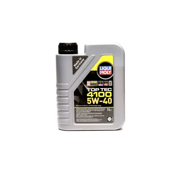 Олива моторна Liqui Moly TOP TEC 4100 5W-40 API SN/CF ACEA A3/B4/C3 (Каністра 1л)