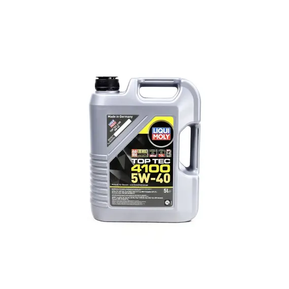 Олива моторна Liqui Moly TOP TEC 4100 5W-40 API SN/CF ACEA A3/B4/C3 (Каністра 5л)