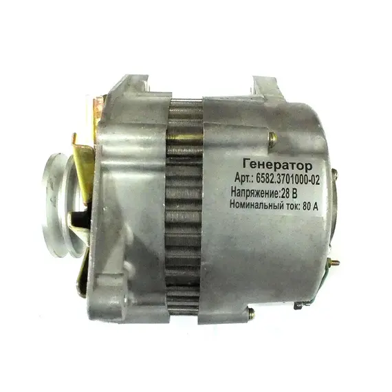 Генератор 28V 80А КАМАЗ-53215 65115 55111 (в-во S.I.L.A. AC) 6582.3701000-02
