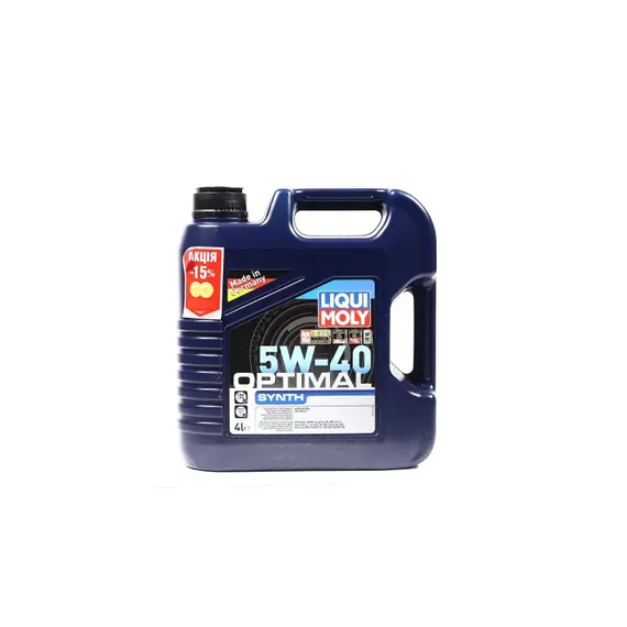 Олива моторна Liqui Moly OPTIMAL SYNTH 5W-40 (Каністра 4л)