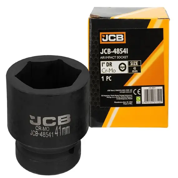 Головка ударна 1" 41 мм (6-гр.) (JCB) 64684