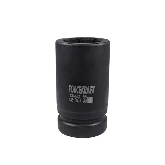 Головка ударная глубокая 1" 33 мм (6-гр.) (FORCEKRAFT) 51132