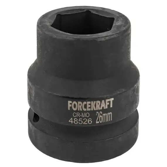 Головка ударная 1" 26 мм (6-гр.) (FORCEKRAFT) 57440