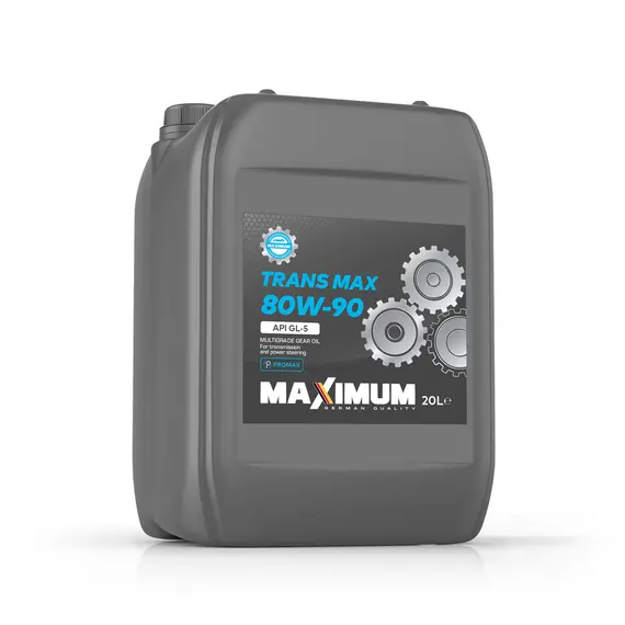 Олива трансмісійна MAXIMUM Trans Max 80W90 GL-5 20л